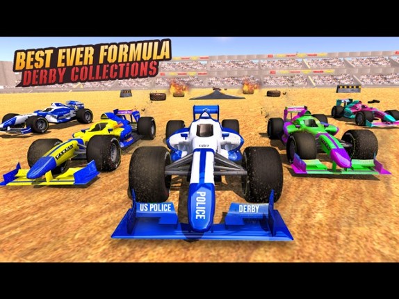 Police Formula Car Derby Games screenshot