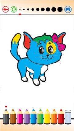 Puppy Kitten Coloring Book - Painting and Drawing screenshot