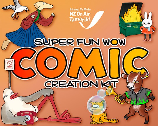 Super Fun Wow Comic Creation Kit Image