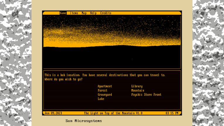 The Light on Top of the Mountain (Jam Game) Image