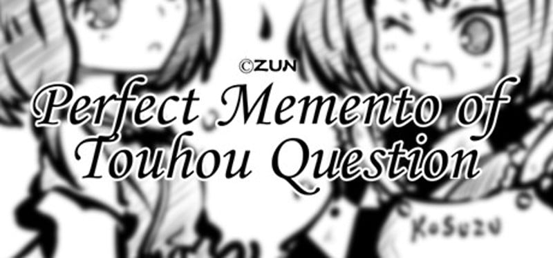 Perfect Memento of Touhou Question Game Cover