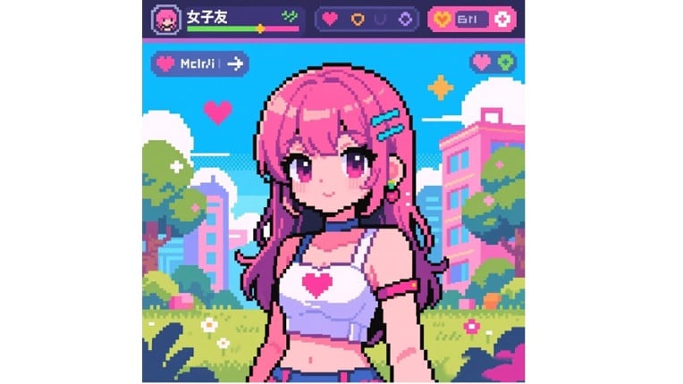 Special girl girlfriend desktop pet virtual companion fun idle Fiancée animal de compagnie 女朋友 宠物 彼女 ペット Freundin Haustier Девушка домашнее животное 여자친구 반려동물 Novia Mascota Benessere della ragazza animale domestico screenshot