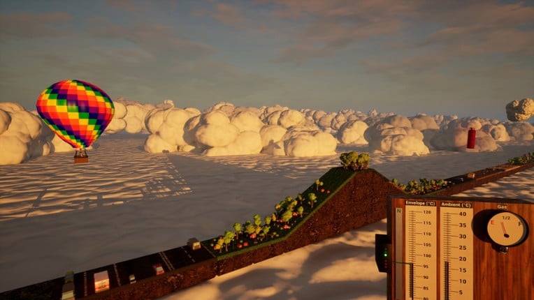 Endlessly side-scrolling Balloon Simulator 2024 screenshot