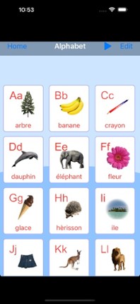 French Alphabet Cards Image