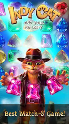 Indy Cat: Match 3 Adventure Image