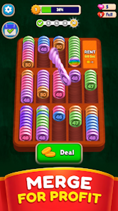 Pocket Sort: Coin Merge Puzzle screenshot