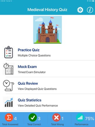 Medieval History Quiz screenshot