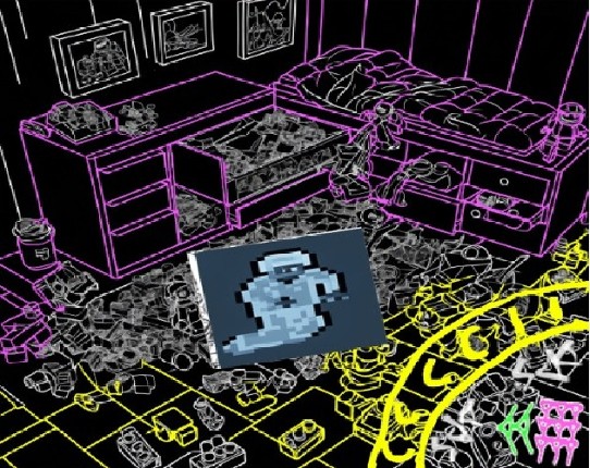 Neon Brick Scream Image