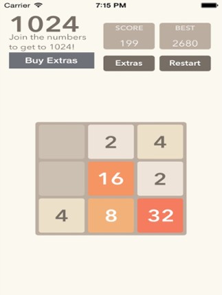1024 Slider 3x3 Number Puzzle Game screenshot