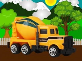 Construction Vehicles Jigsaw Image