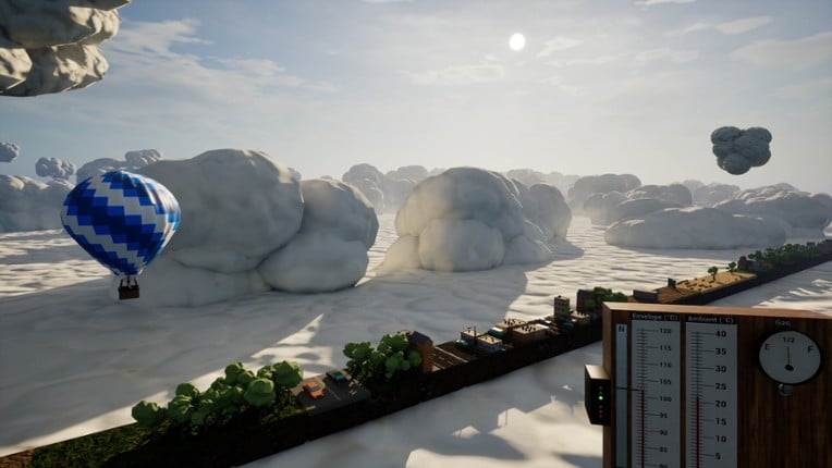 Endlessly side-scrolling Balloon Simulator 2024 screenshot