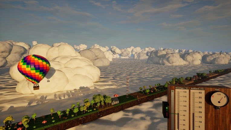 Endlessly side-scrolling Balloon Simulator 2024 screenshot