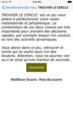 Entraînement Des Yeux screenshot