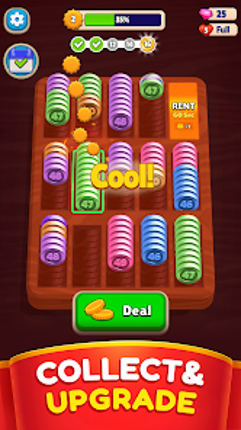 Pocket Sort: Coin Merge Puzzle screenshot
