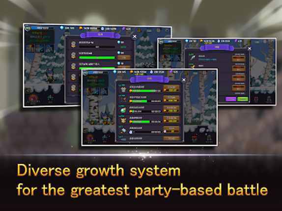 Idle Tank, DPS, and Healer screenshot