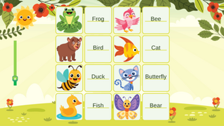 Animal Word Match Image