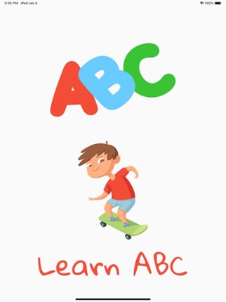 Learning Alphabet For Kids Image