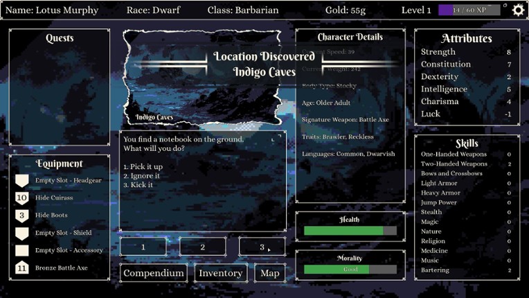 Mythscroll screenshot