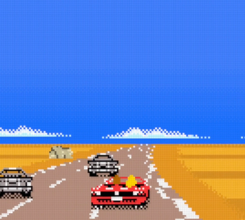 OutRun GB screenshot