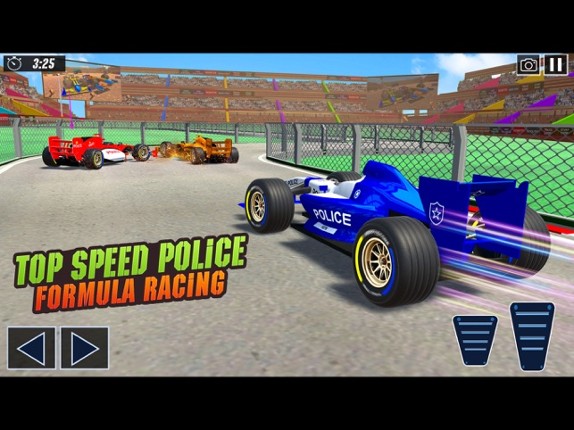 Police Formula Car Derby Games screenshot