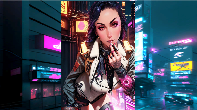 SEXY CYBER GIRLS DYMAMIC SCREENSAVER Image