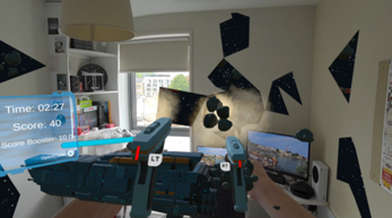 Starship Defender Mixed Reality Image