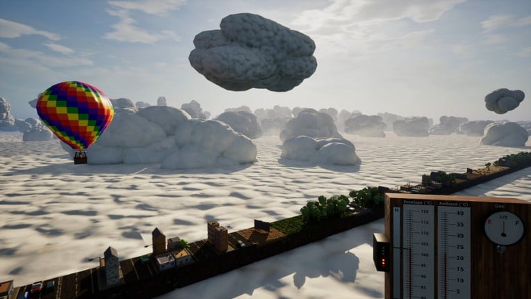 Endlessly side-scrolling Balloon Simulator 2024 screenshot