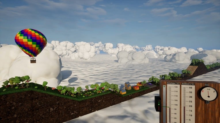 Endlessly side-scrolling Balloon Simulator 2024 screenshot