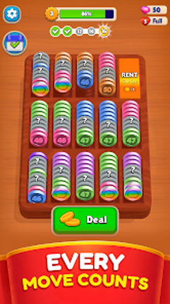 Pocket Sort: Coin Merge Puzzle Image