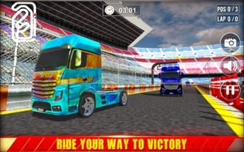 Racing Truck 3D Image