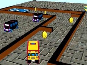 School Bus 3D Parking Image