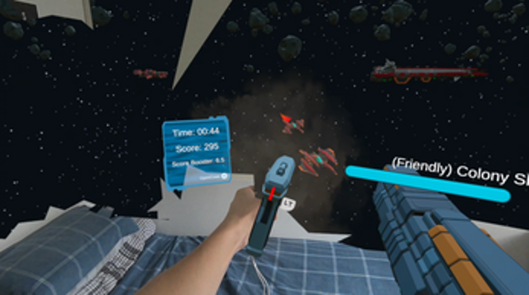 Starship Defender Mixed Reality screenshot