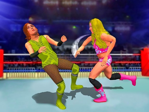 Superstar Girl Wrestling Fight Image