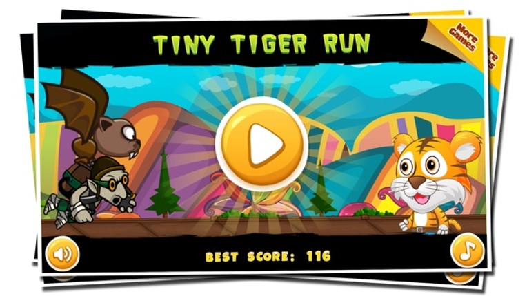 Tiny Tiger Run - Super World Animal Running Game screenshot