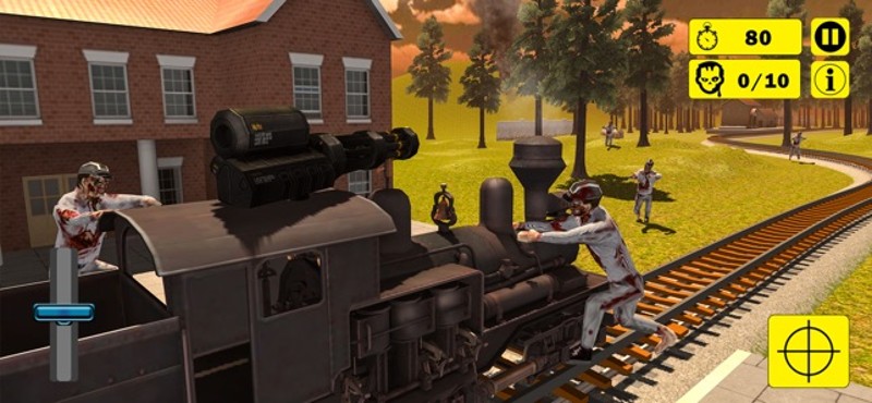 Zombie Survival Train Attack Image