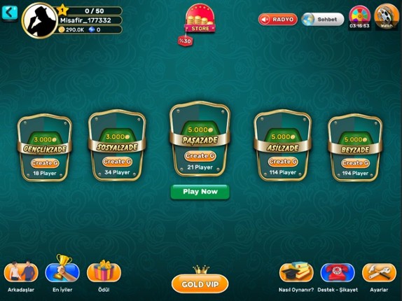 101 Yüzbir Okey Zade Games Image