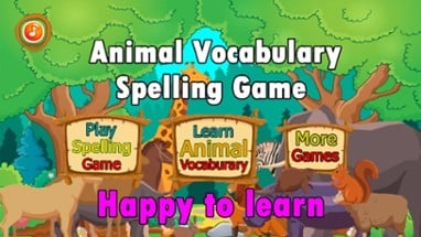 Animal kid: easy vocabulary spelling learning game Image