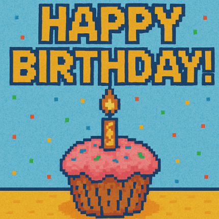 Brithday Cake Gameboy Cart Image