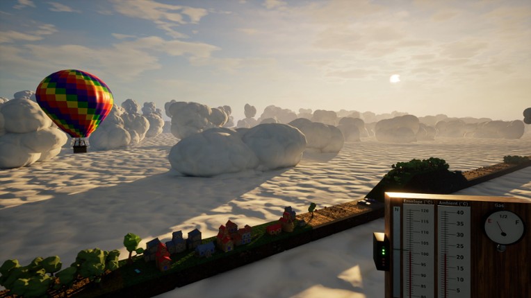 Endlessly side-scrolling Balloon Simulator 2024 screenshot
