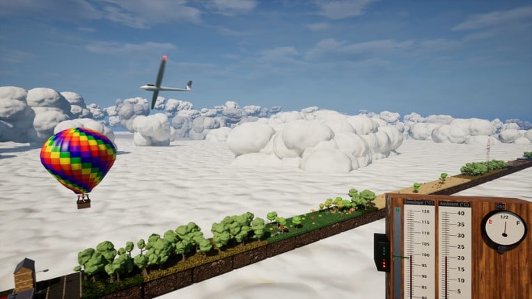 Endlessly side-scrolling Balloon Simulator 2024 screenshot