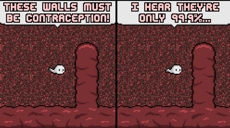 Flappy Sperm: Second Life screenshot