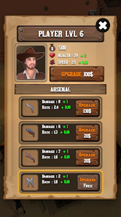 Cowboy Arena: Bullet Brawl screenshot