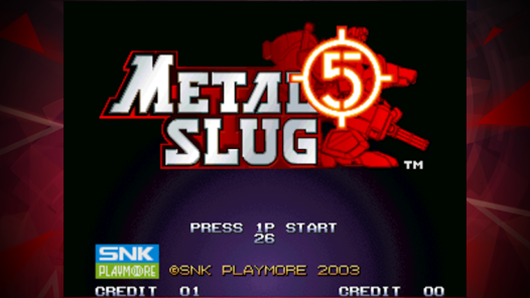 METAL SLUG 5 ACA NEOGEO screenshot