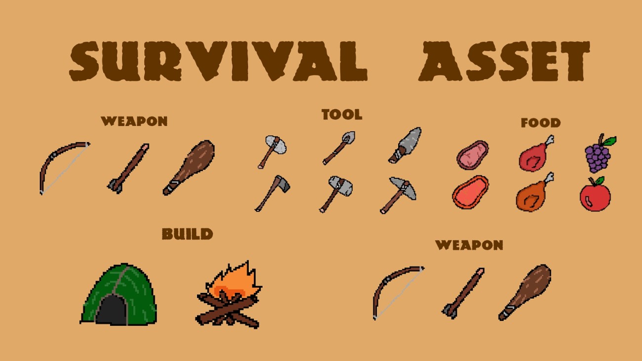 Games like Survival Asset 2D