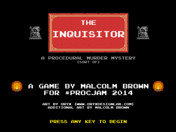 The Inquisitor (ProcJam 2014) Game Cover