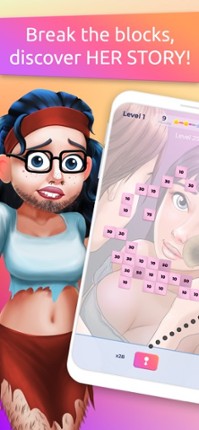 Girl Crush: Bricks Breaker screenshot