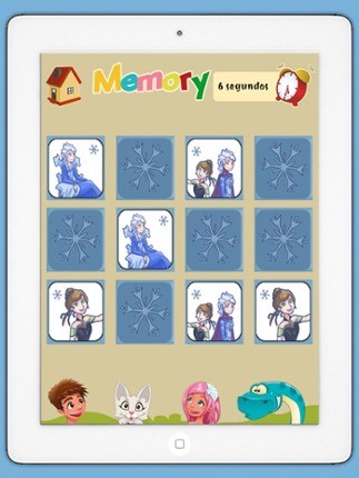 Memory game for girls: Ice Princess - learning game for girls Image