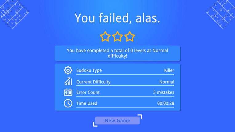Minimalist Sudoku screenshot