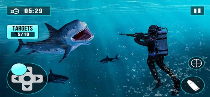 Shark Hunter Scuba Diving 3D screenshot