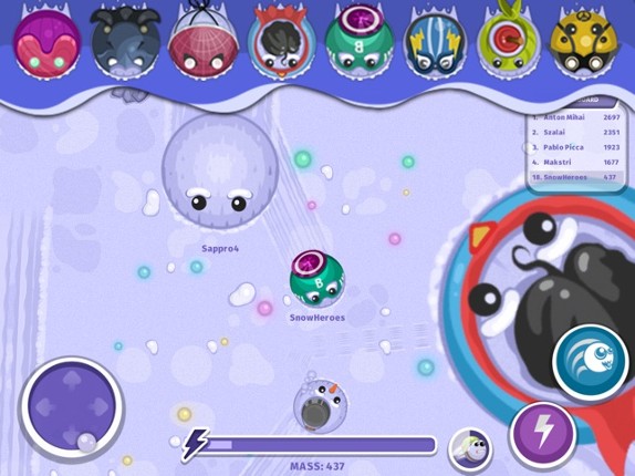 SnowHeroes.io screenshot